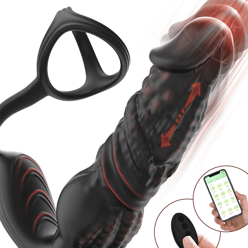 Leonidas – Upgrade Fast Thrusting 6-in-1 Prostate Massager with Remote Control and APP Anal Toys - Tophatter Daily Deals