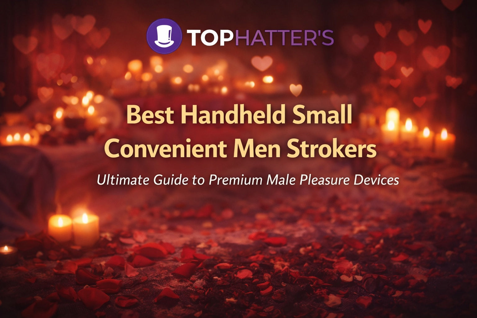 Best Handheld Small Convenient Men Strokers: Ultimate Guide to Premium Male Pleasure Devices Tophatter's Blog Banner Image