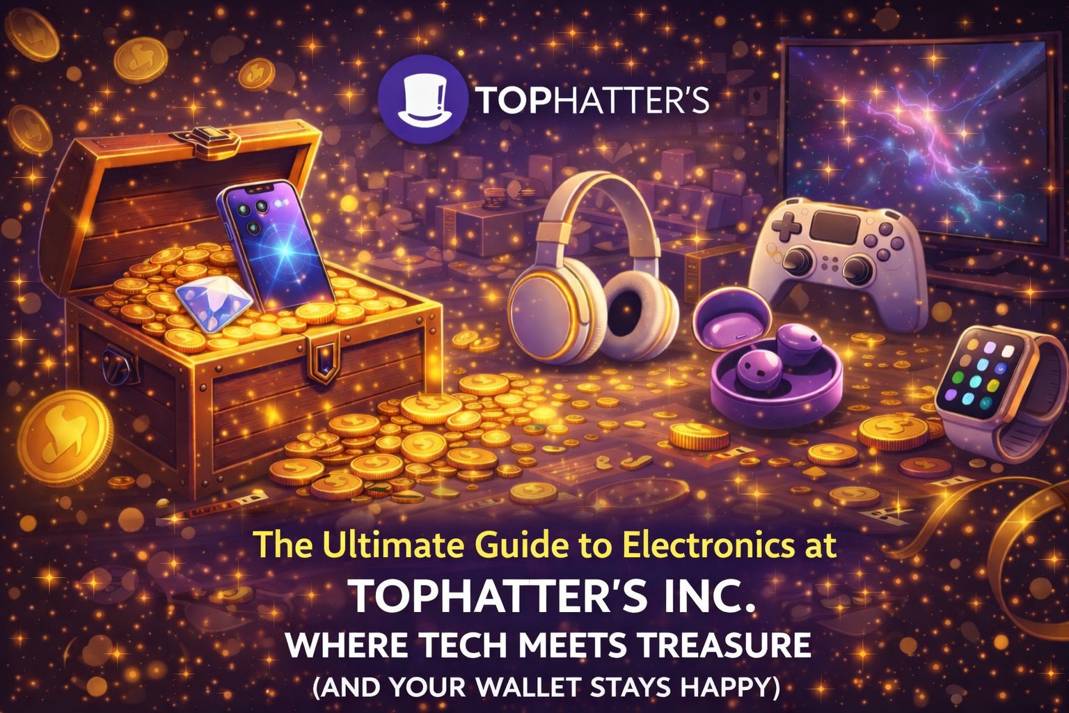 The Ultimate Guide to Electronics at Tophatter's Inc.: Where Tech Meets Treasure (and Your Wallet Stays Happy) Logo Image