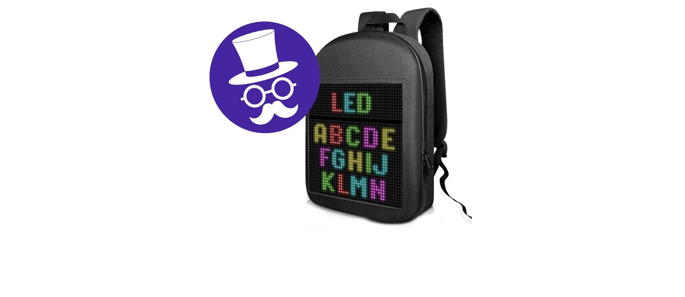 tophatter electronics led backpack