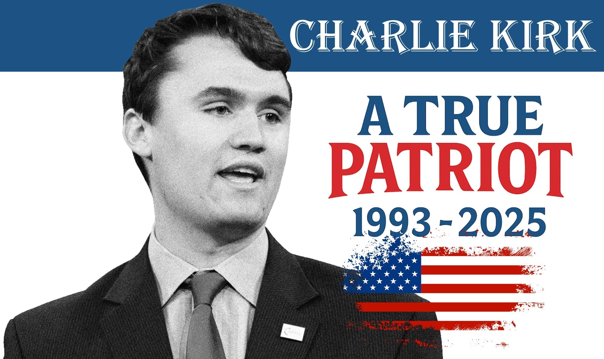 HONORING THE MEMORY OF CHARLIE KIRK TOPHATTER'S MERCHANTDISE