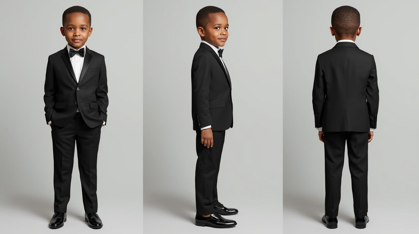 BLACK SUIT FOR Children's BOY CHURCH OR SCHOOL PICTURE 0 - Tophatter Daily Deals