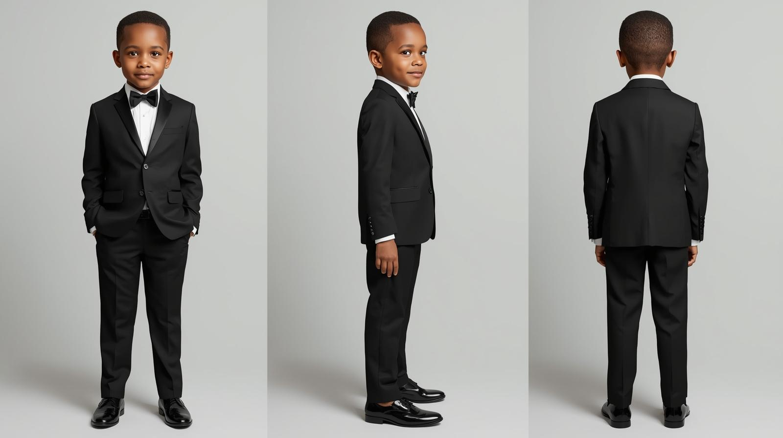 BLACK SUIT FOR Children's BOY CHURCH OR SCHOOL PICTURE 0 - Tophatter Daily Deals