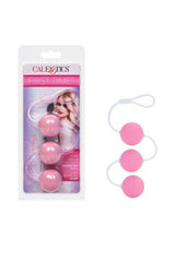 Cal Exotics - First Time - Triple Love Kegel Balls - Pink Sex Toy - Tophatter Daily Deals