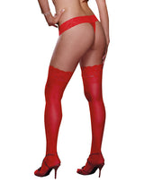 Tuscany Stay Up Thigh Highs with Lace Top Thigh Highs - Tophatter Daily Deals