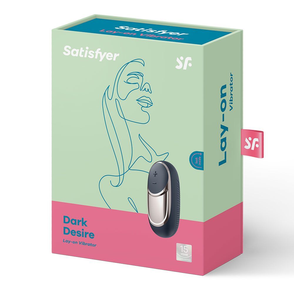 Satisfyer Layons Dark Desire Silicone Clitoral Massager > Sex Toys For Ladies > Clitoral Vibrators and Stimulators - Tophatter Daily Deals