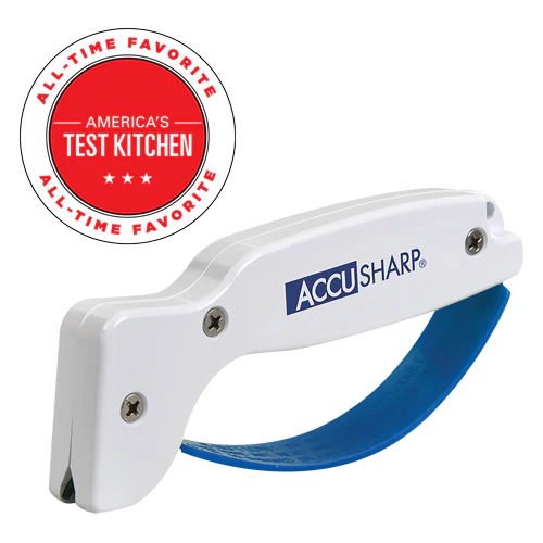 ACCUSHARP TWO STEP SHARPENER- SERRATED EDGES - Tophatter's Army Deals KNIVES - Tophatter Daily Deals