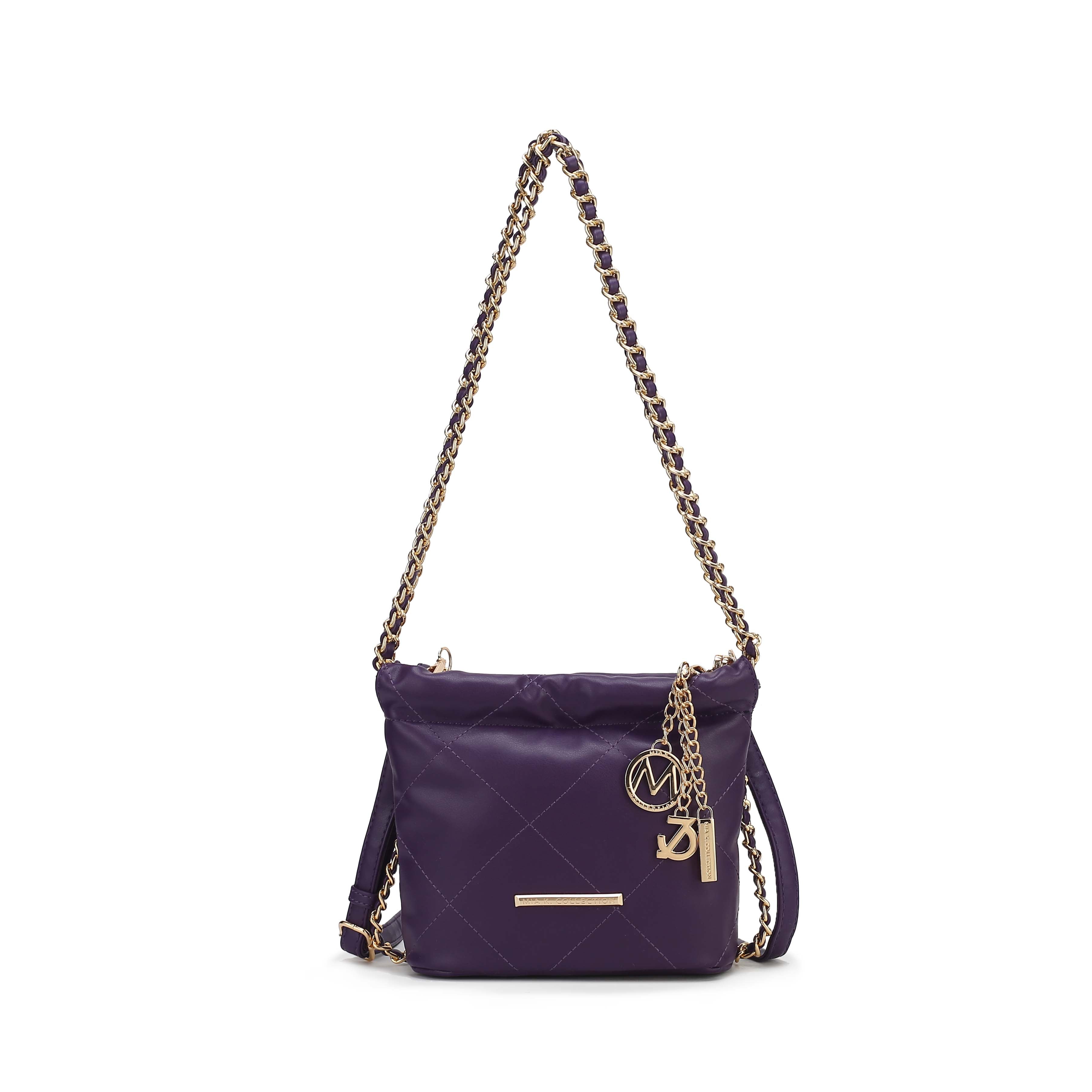 MKF Collection Women's Loriana Quilted Bag Purple Bags - Tophatter Daily Deals