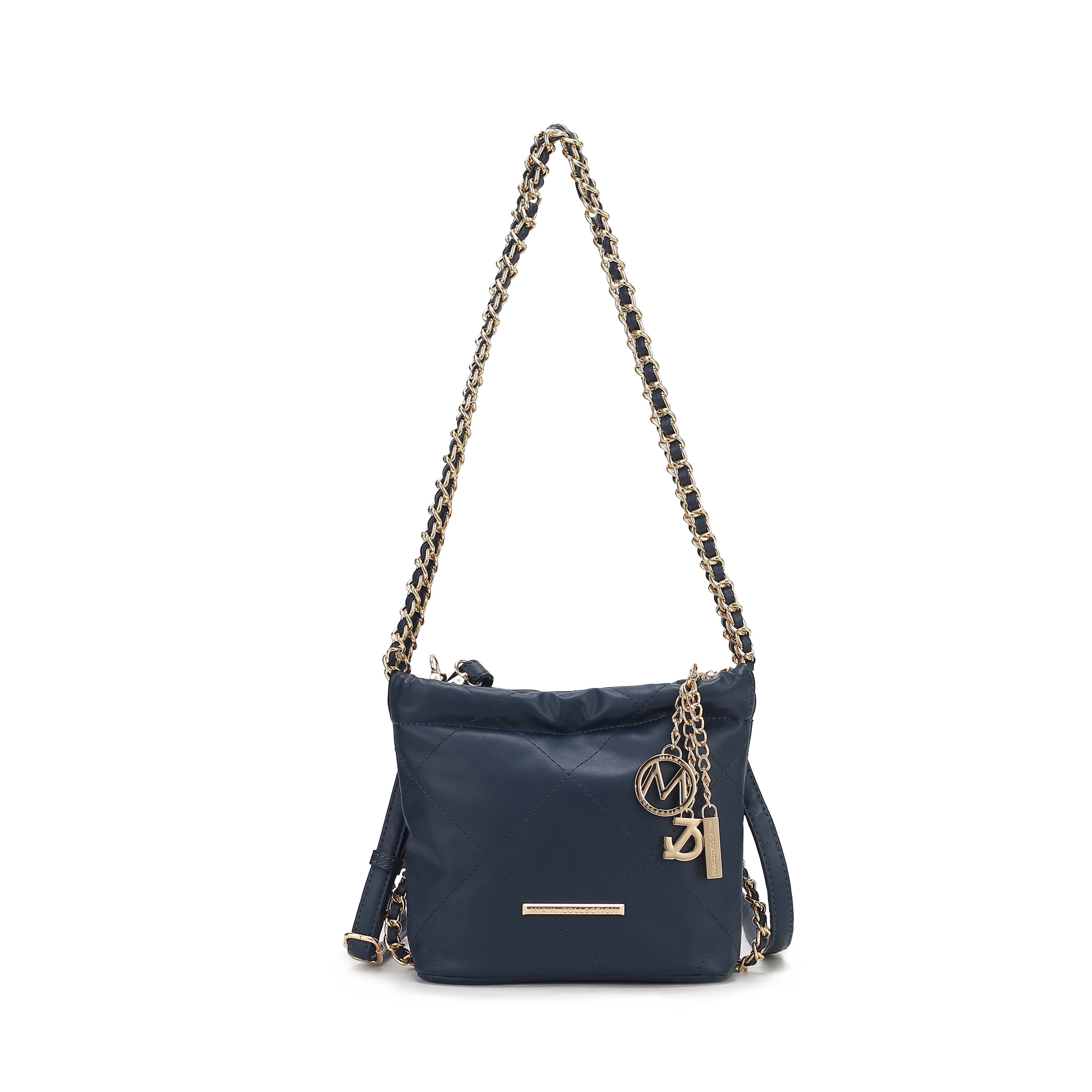 MKF Collection Women's Loriana Quilted Bag Navy Bags - Tophatter Daily Deals