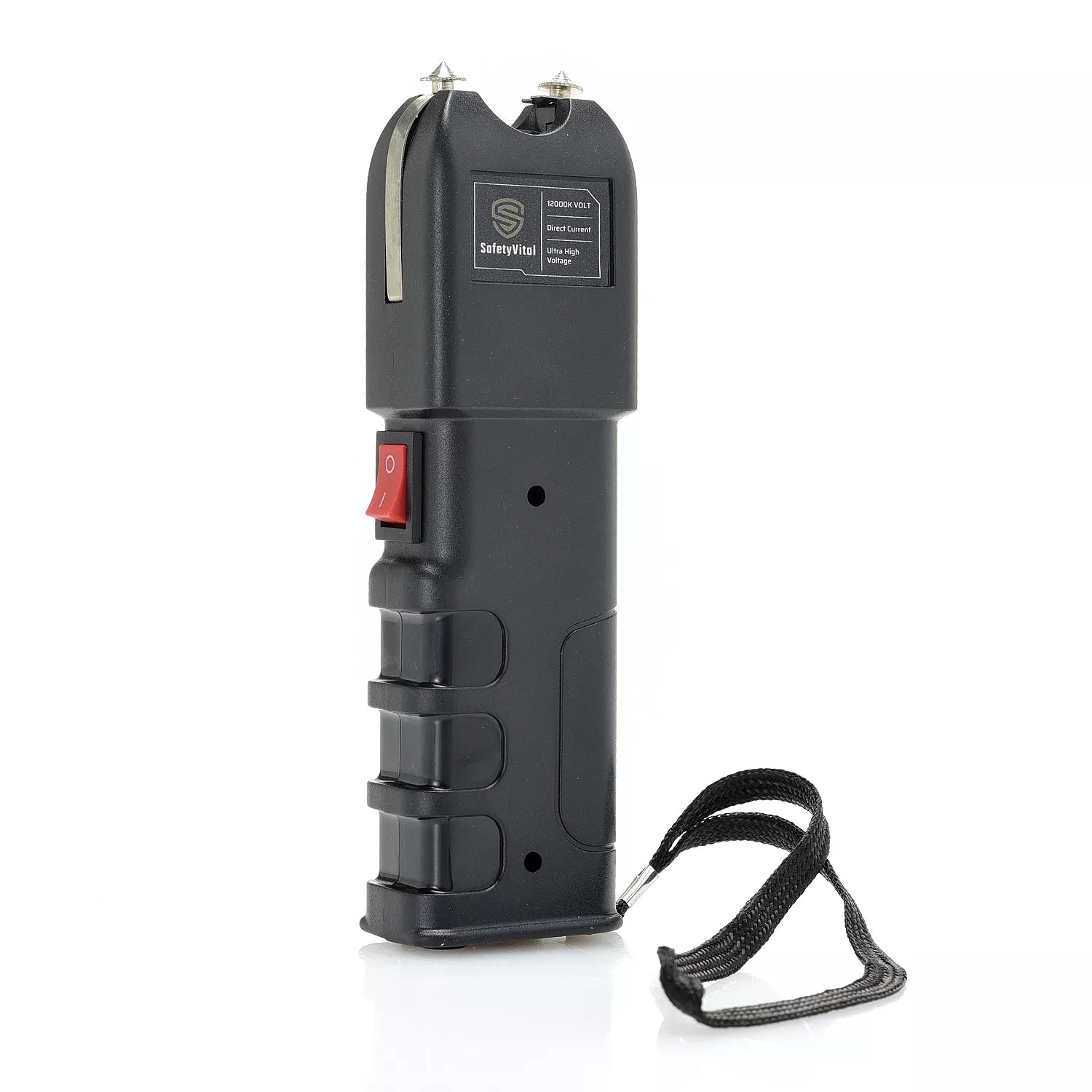Safety Vital LED Flashlight Stun Gun Black - Tophatter Daily Deals