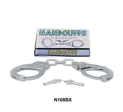 Metal Handcuffs – Sturdy Restraint Accessories with Quick-Release Mechanism > Bondage Gear > Handcuffs - Tophatter Daily Deals