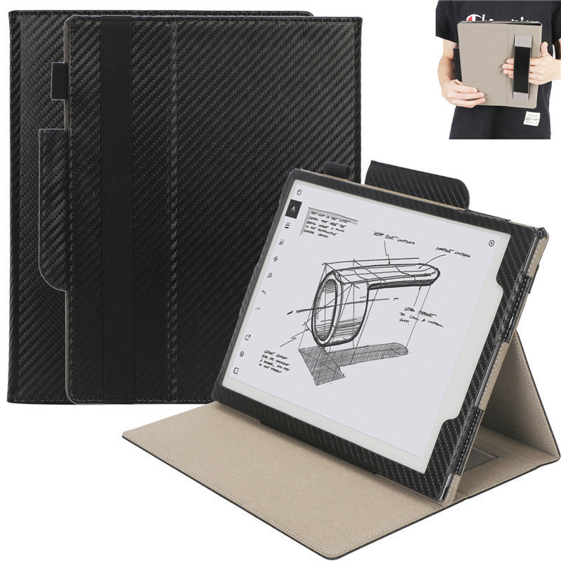 Applicable ReMarkable2 Generation Electric Book Reader Leather Case Woven Black ReMarkable2 Generation 0 - Tophatter Daily Deals