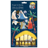 3D Pop & Slot Away In A Manger Christmas Crib Stable Scene Nativity Decoration Nativity Set - Tophatter Daily Deals