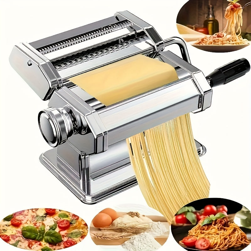 Manual Stainless Steel Pasta Maker Tool Kitchen Appliances - Tophatter Daily Deals