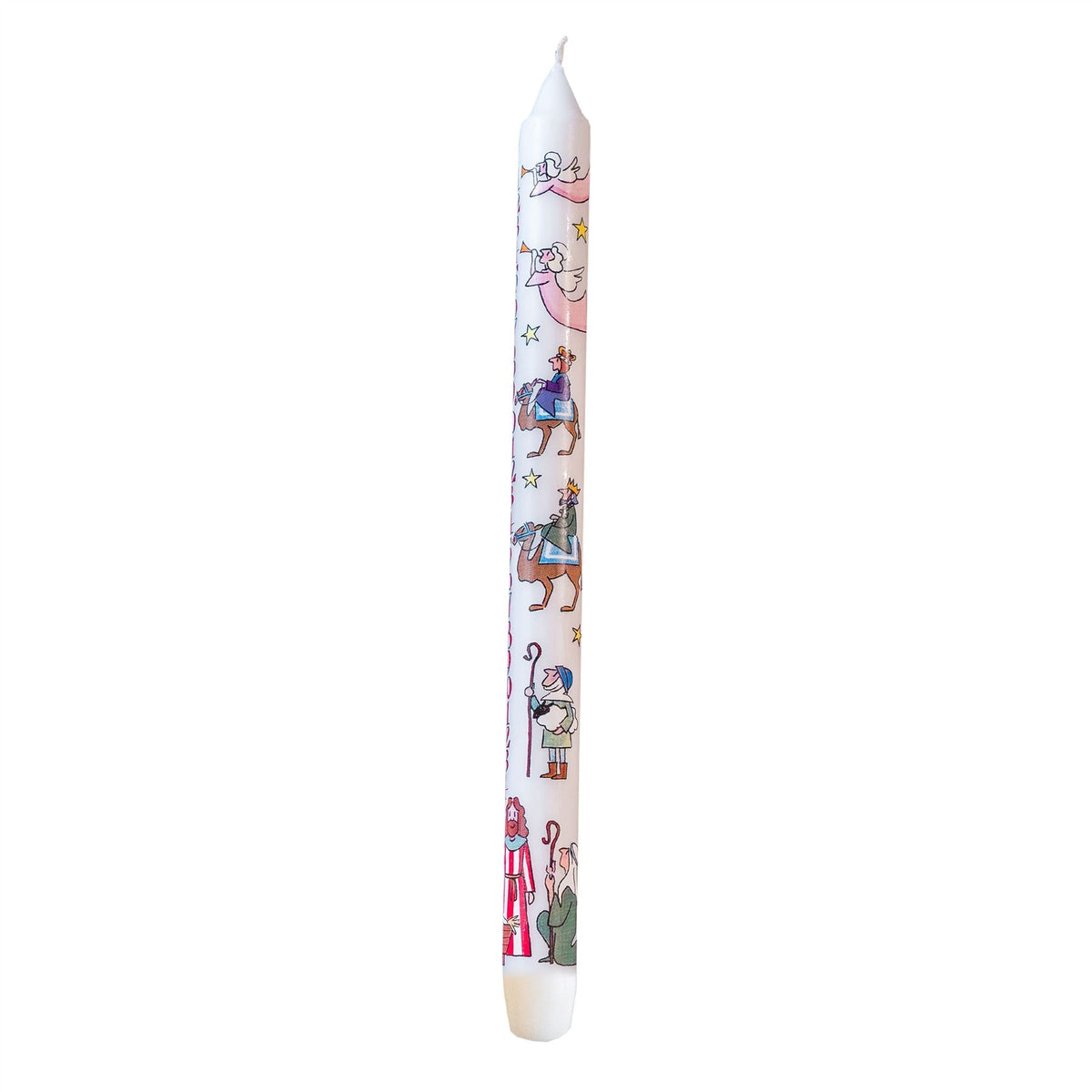 Traditional Countdown To Christmas Advent Candle | Christmas Nativity Design Advent Candle With Numbers | Advent Christmas Candle Festive Dinner Taper Candle Advent Candle - Tophatter Daily Deals
