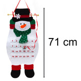 Snowman Christmas Advent Calendar | Fill Your Own Kids Advent Calendar - 71cm Advent Calendar - Tophatter Daily Deals