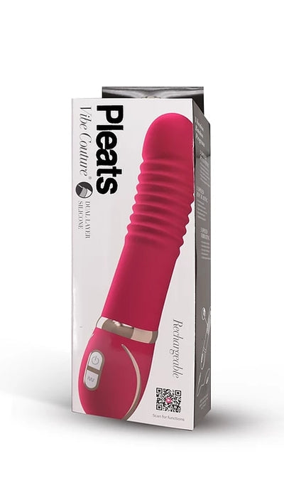 Vibe Couture Pleats Pink Vibrator > Vibrators > Finger Vibrators - Tophatter Daily Deals