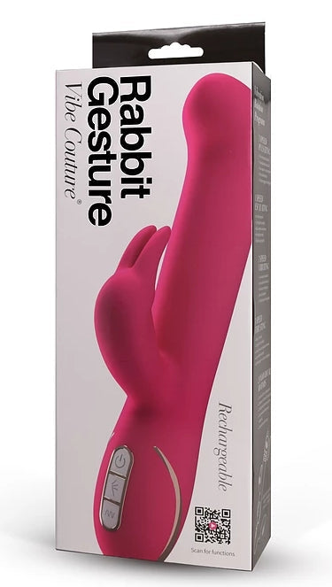 Vibe Couture Rabbit Gesture Pink - Rabbit Vibrator > Vibrators > Ladies > Rabbit - Tophatter Daily Deals