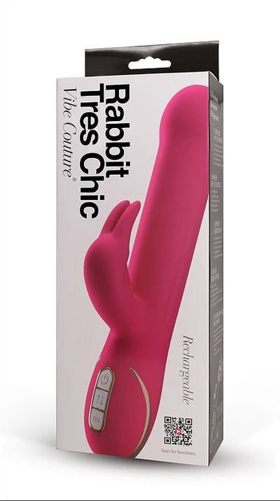 Vibe Couture Rabbit Tres Chic Pink Vibrator > Vibrators > Ladies > Rabbit - Tophatter Daily Deals