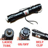 Green Laser Pointer Pen W/Clip High Power Military Grade 10 Miles + Star Cap + Battery + Charger 532nm Laser - Tophatter Daily Deals