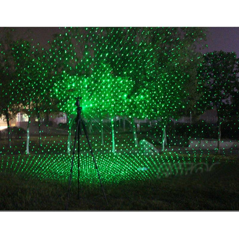 Green Laser Pointer Pen W/Clip High Power Military Grade 10 Miles + Star Cap + Battery + Charger 532nm Laser - Tophatter Daily Deals