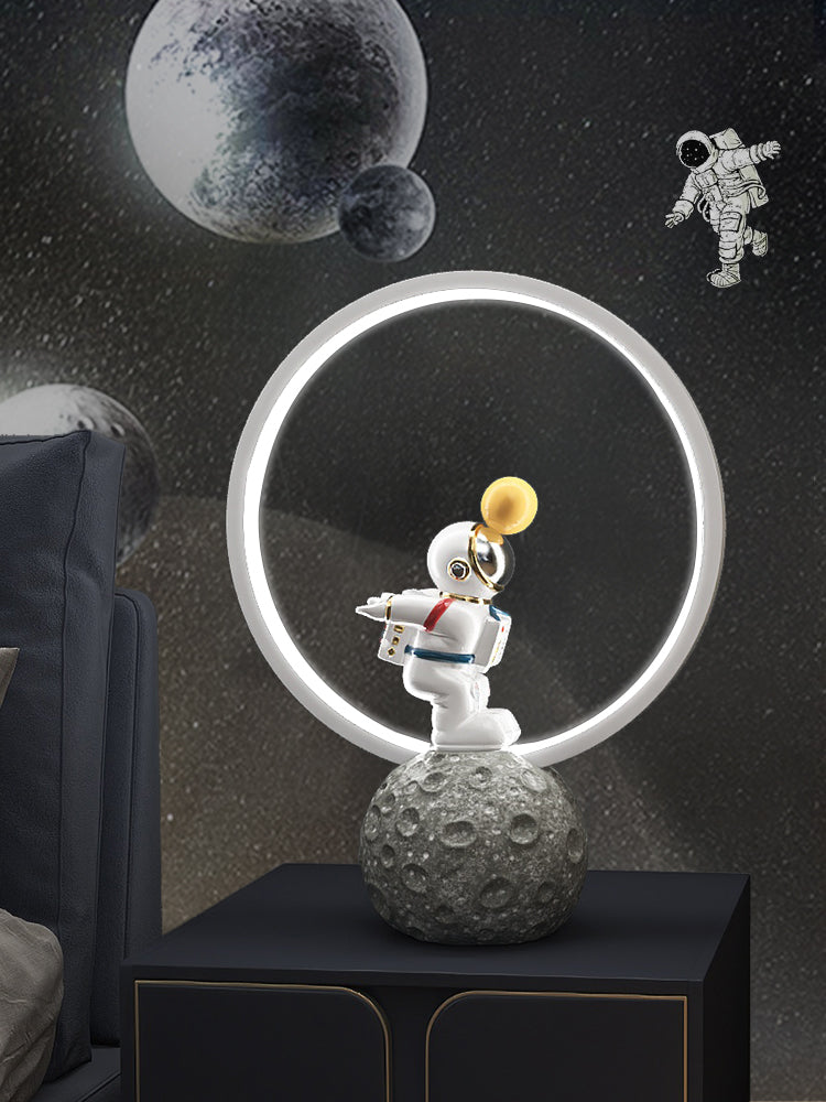 Astronaut Night Light Bedroom Table Lamp Astronaut Bedside Table Lamp 0 - Tophatter Daily Deals