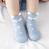 Baby Cartoon Floor Shoes Socks Indoor Soft Bottom Non-slip Toddler Shoes 0 - Tophatter Daily Deals