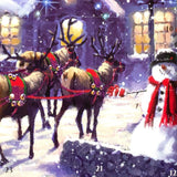 Christmas Eve Christmas Advent Calendar | Santa Picture Advent Calendar 46x37cm Advent Calendar - Tophatter Daily Deals