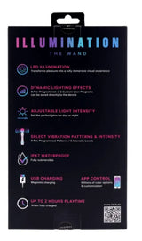 Paradise Illumination The Wand – RGB Illuminated Wand Vibrator > Sex Toys > Massage Wands - Tophatter Daily Deals