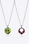 Two-Piece Halloween Theme Necklace Set Style H One Size Necklaces - Tophatter Daily Deals