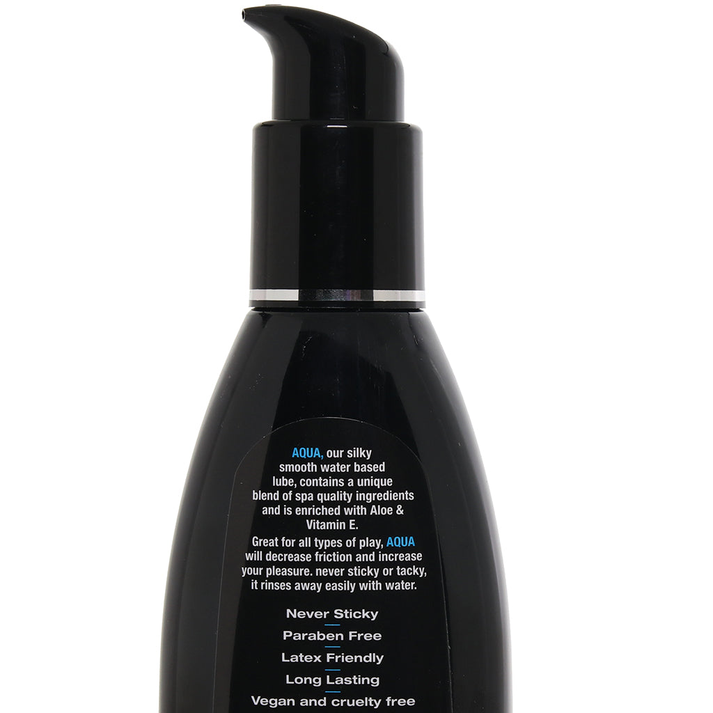 Aqua Fragrance Free Water Based Lube in 8.5oz/250ml Lubes and Lotions > Water Based Sex Lubes - Tophatter Daily Deals