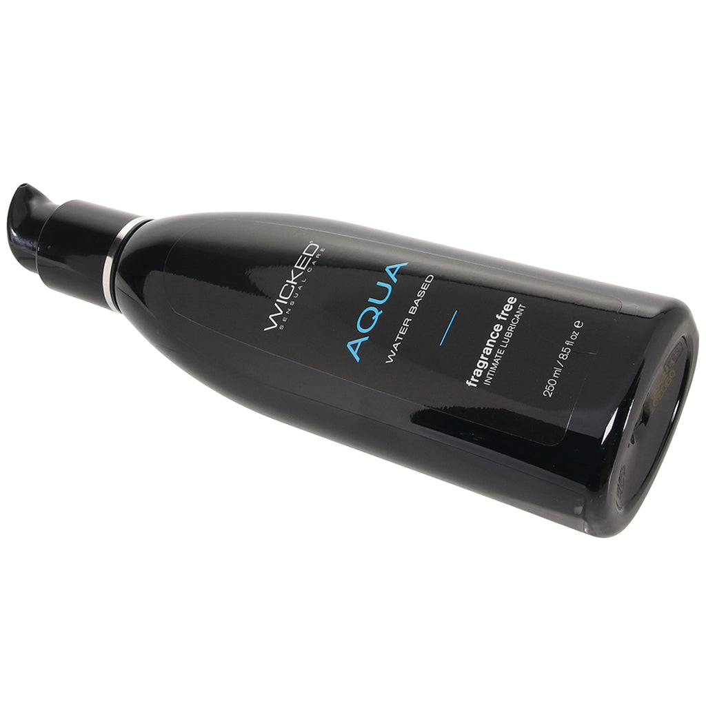 Aqua Fragrance Free Water Based Lube in 8.5oz/250ml Lubes and Lotions > Water Based Sex Lubes - Tophatter Daily Deals
