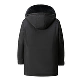 Warm Classic Men's Down Jacket - Mid Length Polyester 3D Changing Face Moving Picture Frame - Tophatter Daily Deals