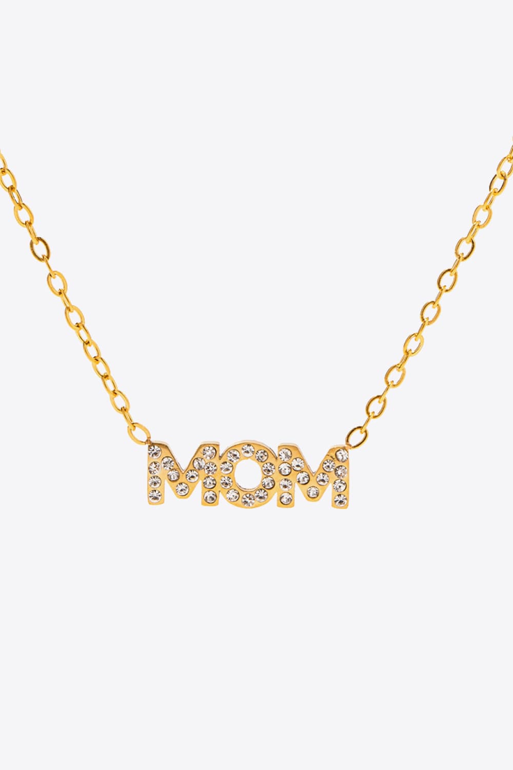 MOM Stainless Steel Necklace Necklaces - Tophatter Daily Deals