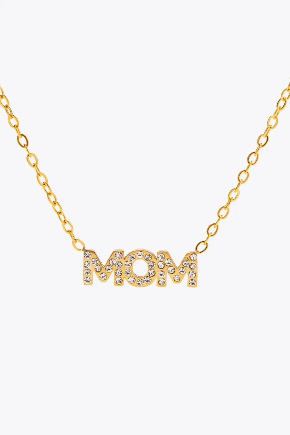 MOM Stainless Steel Necklace Necklaces - Tophatter Daily Deals