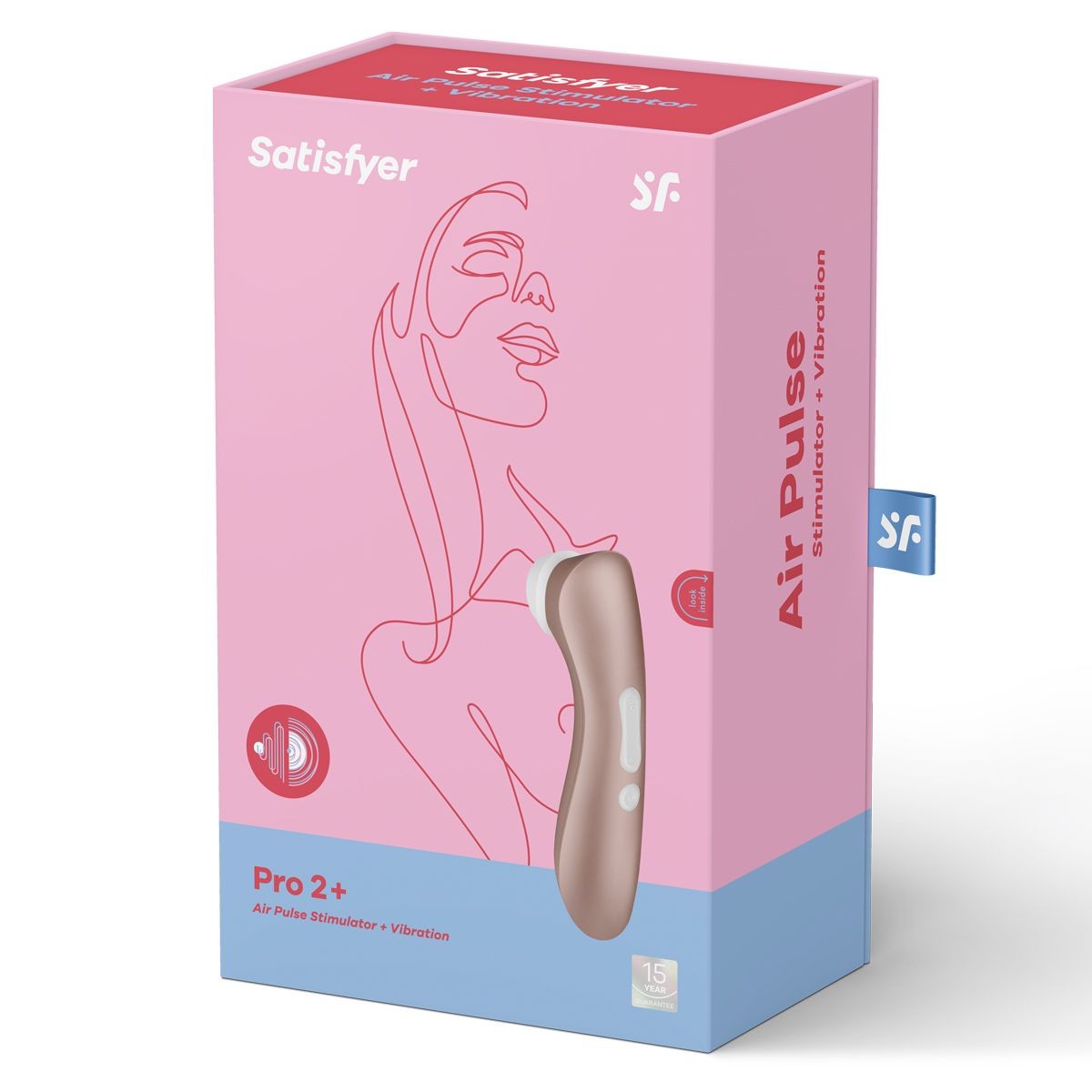 Satisfyer Pro 2 Vibration Clitoral Stimulator in Rose Gold Clitoral Stimulator - Tophatter Daily Deals
