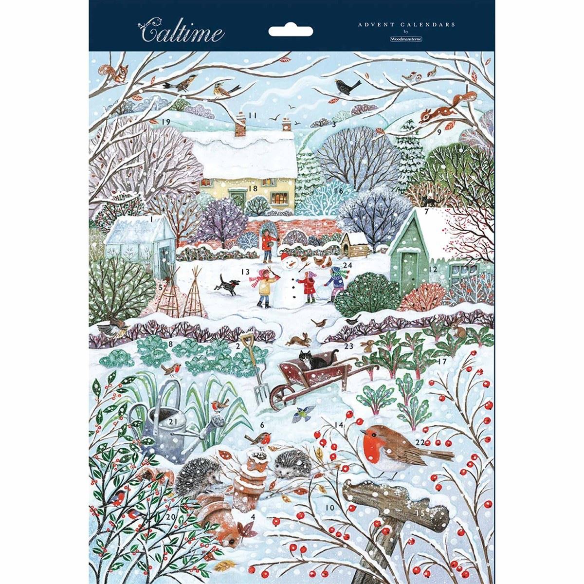 Winter Garden Christmas Advent Calendar | Traditional Picture Advent Calendar Advent Calendar - Tophatter Daily Deals