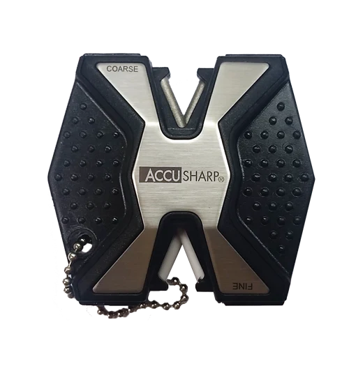 ACCUSHARP TWO TIER SHARPENER - DIAMOND - Tophatter's Army Deals KNIVES - Tophatter Daily Deals