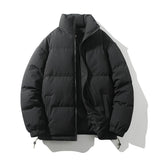 Warm Relaxed Men Down Coat - Boxy Puffer, Polyester, Urban Black 3D Changing Face Moving Picture Frame - Tophatter Daily Deals