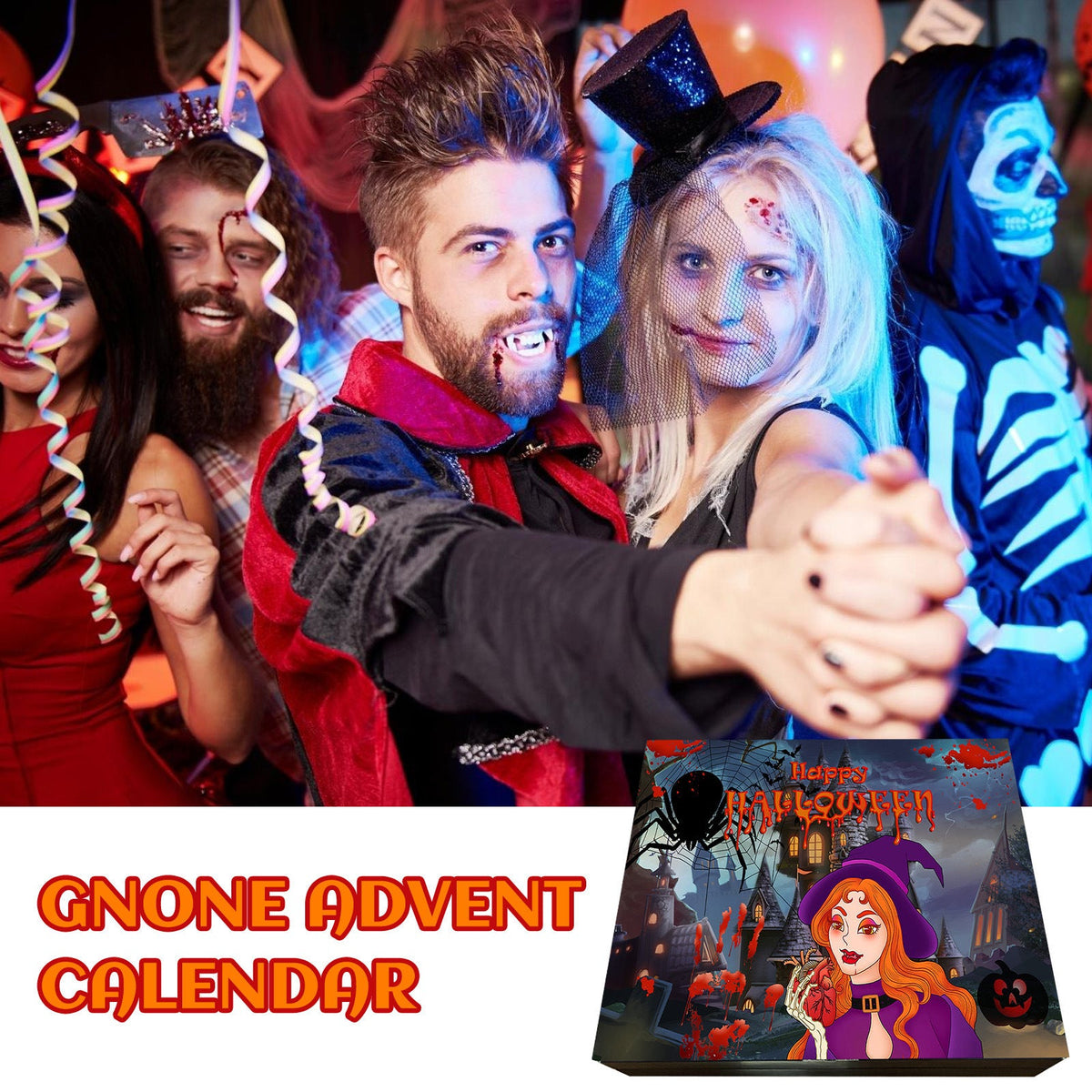 Halloween Blind Box Countdown Calendar 31 Days Kids 3D Changing Face Moving Picture Frame - Tophatter Daily Deals