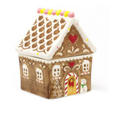 Medium Christmas Gingerbread Biscuit Barrel | Gingerbread House Cookie Jar Jar - Tophatter Daily Deals