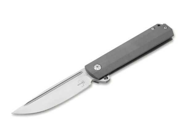 Boker Plus - Catalyst Frame Lock Knife - Titanium - Grey - 01BO640 Knives - Tophatter Daily Deals