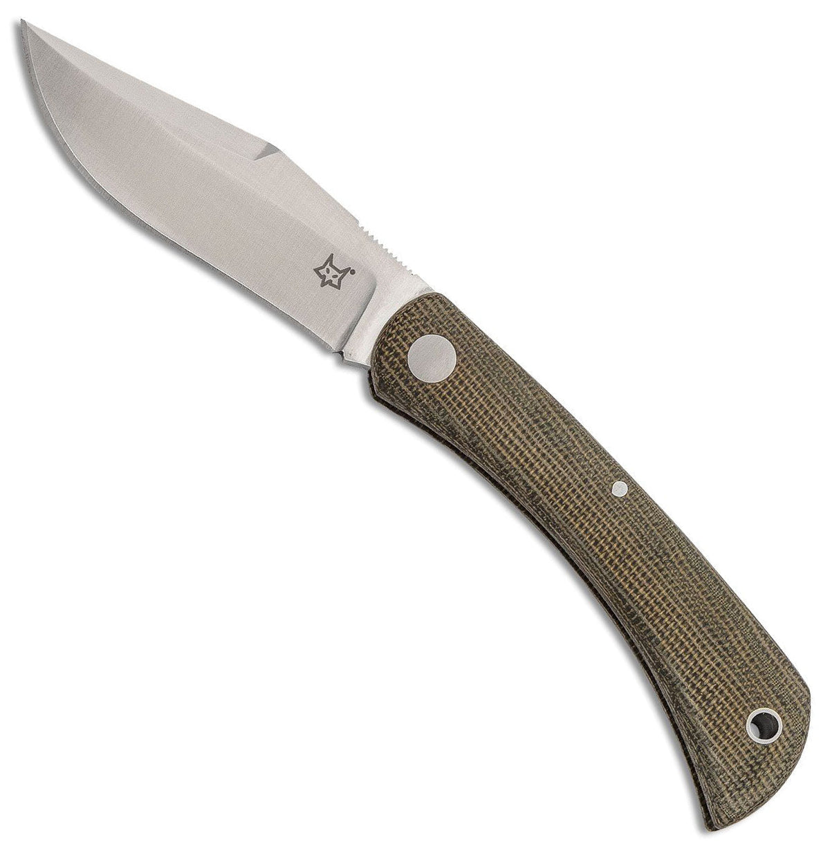 Fox Knives Libar Slip Joint Knife - Green Micarta - 01FX846 Knives - Tophatter Daily Deals