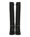Ferragamo Triba Leather Knee-High Boots Footwear - Tophatter Daily Deals