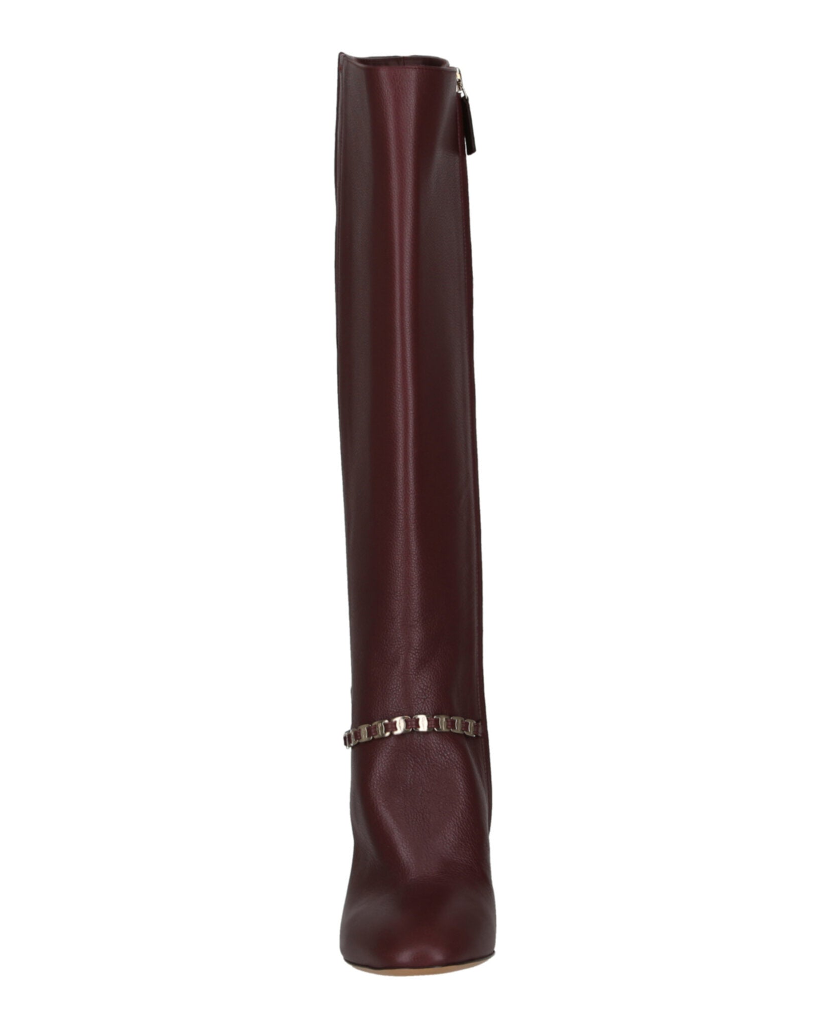 Ferragamo Triba Leather Knee-High Boots Footwear - Tophatter Daily Deals