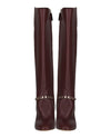 Ferragamo Triba Leather Knee-High Boots Footwear - Tophatter Daily Deals