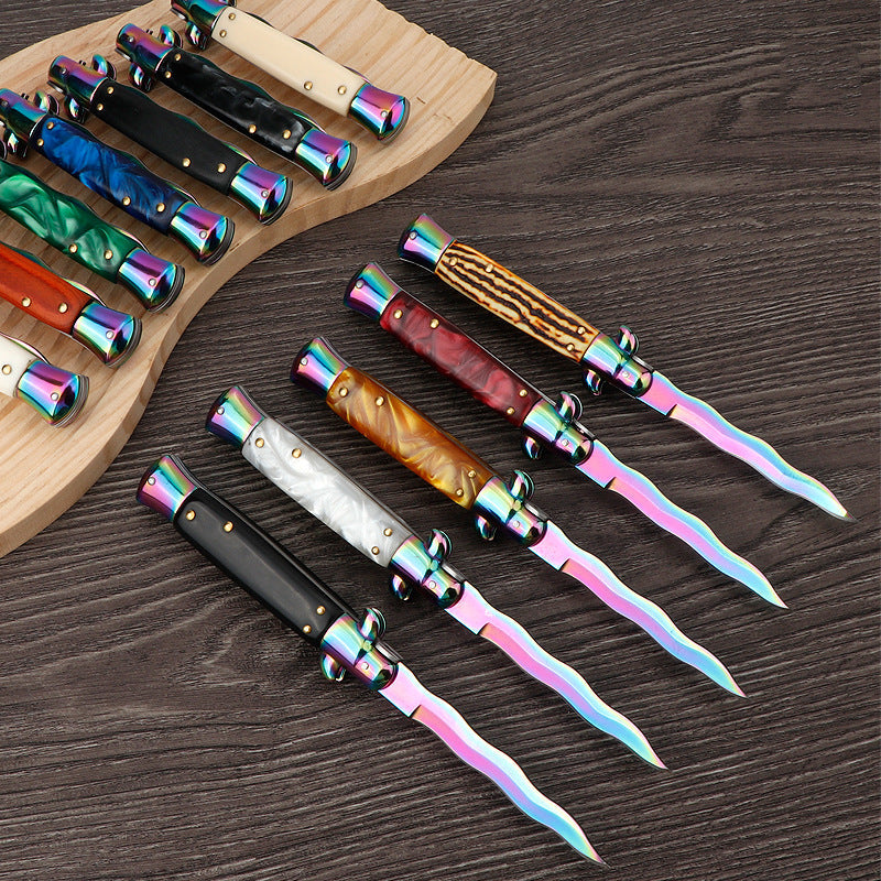 AKC Mafia Stiletto Pocket Knife - Tophatter Daily Deals