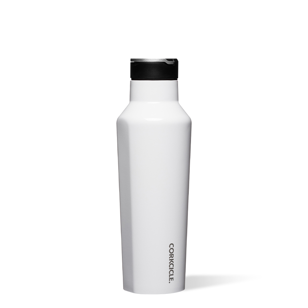 Classic Sport Canteen by CORKCICLE. Gloss White 20oz Canteen - Tophatter Daily Deals