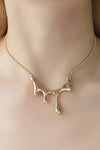 Fashion Lobster Clasp Necklace Gold One Size Necklaces - Tophatter Daily Deals