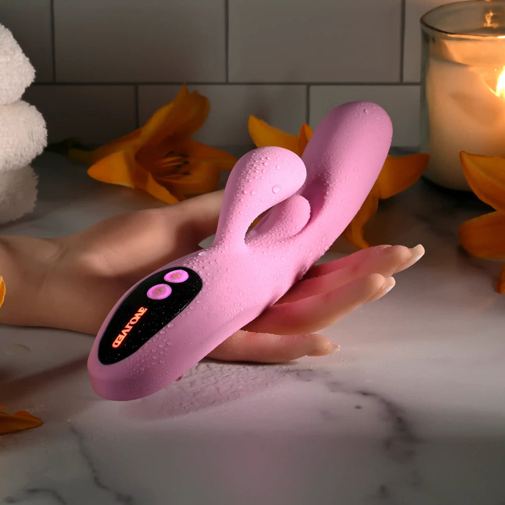 Evolved Push The Button – USB Rechargeable 23.5 cm Rabbit Vibrator > Vibrators > Ladies > Rabbit - Tophatter Daily Deals